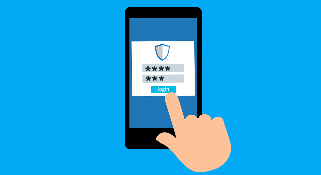 Free password login sign vector